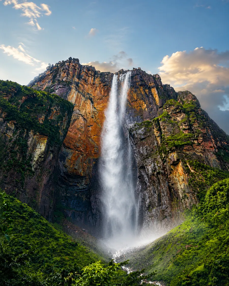 Salto Ángel, cuadro terminado