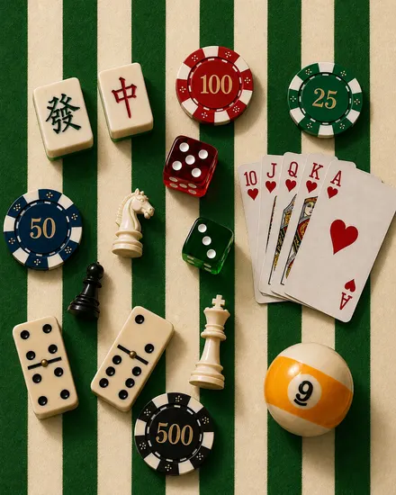 Game Night, cuadro terminado