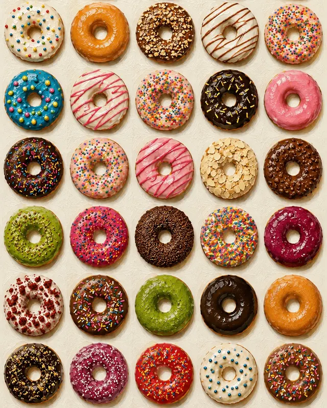 Donas, cuadro terminado