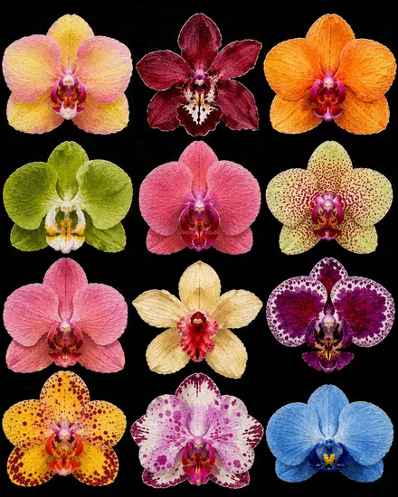 Orquídeas, cuadro terminado